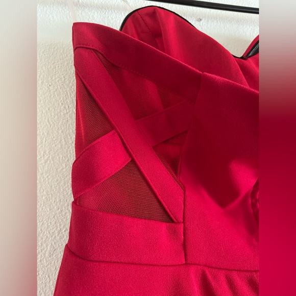 Strapless Red Mini - Picture 3 of 6